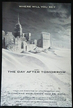 DAY AFTER TOMORROW (SNOW) (2004)— Original Australian one sheet movie poster