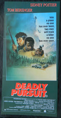 DEADLY PURSUIT (1988)— Original Australian daybill movie poster.