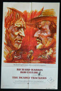 DEADLY TRACKERS (1973)— Original Australian one sheet movie poster