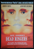 DEAD RINGERS  (1988)— Original Australian one sheet movie poster