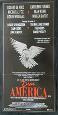 DEAR AMERICA (1987)— Original Australian daybill movie poster.