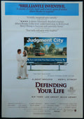 DEFENDING YOUR LIFE  (1991)— Original Australian one sheet movie poster