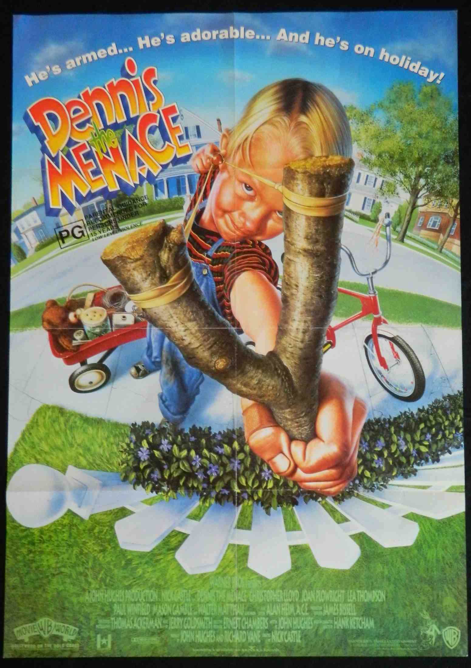 DENNIS THE MENACE  (1993)— Original Australian one sheet movie poster
