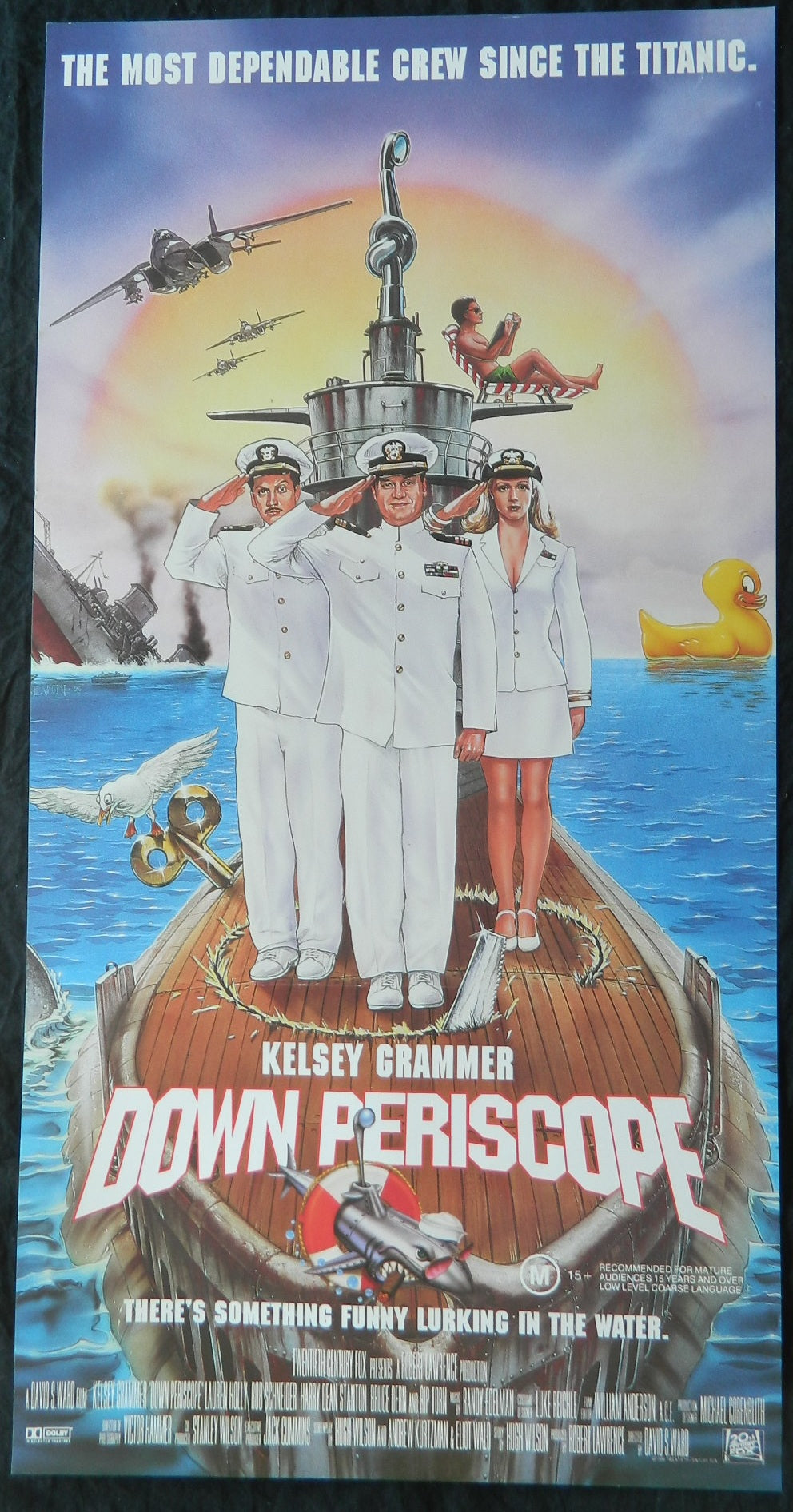 DOWN PERISCOPE (1996) — Original Australian daybill movie poster