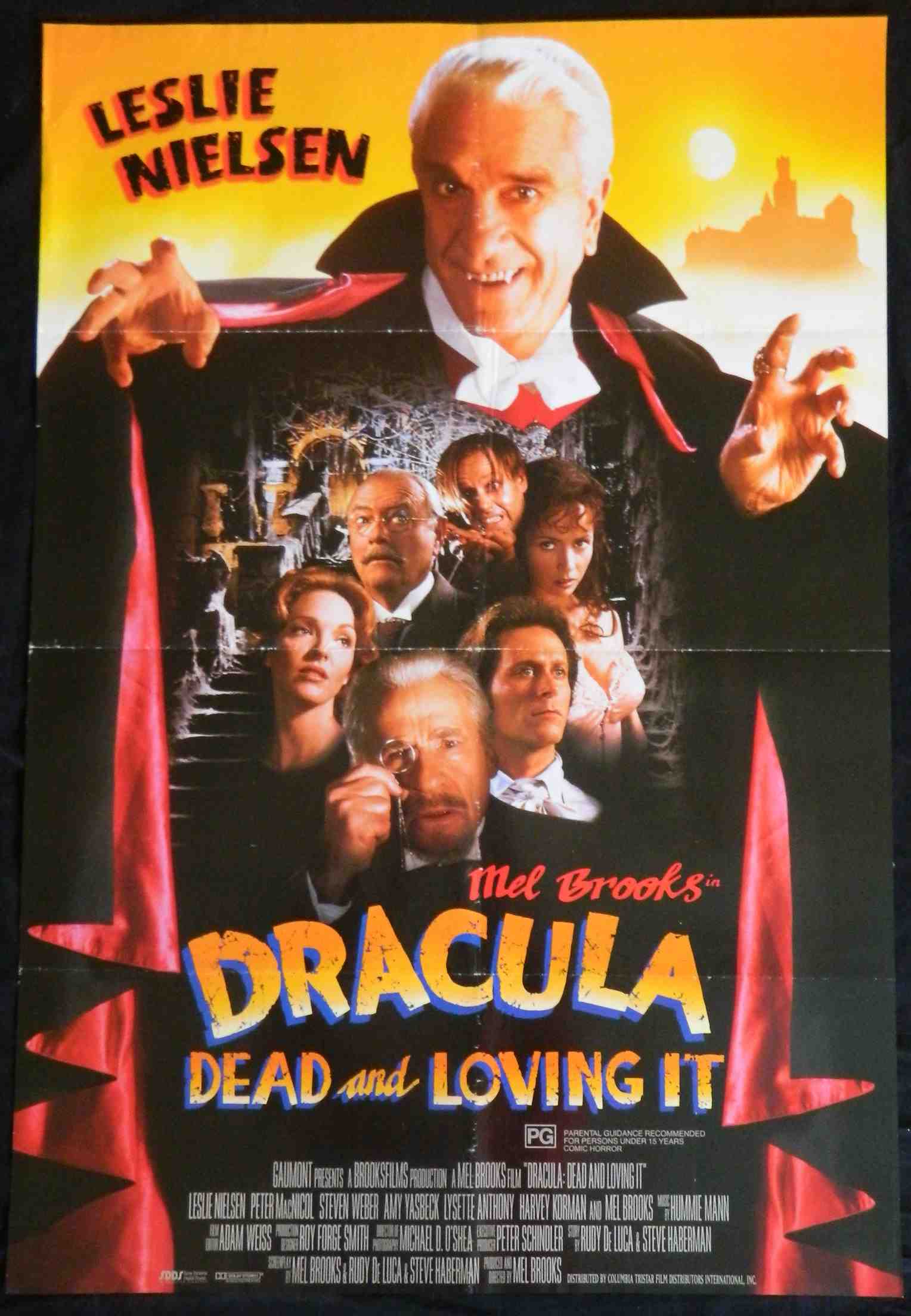 DRACULA DEAD AND LOVING IT (1995)— Original Australian one sheet movie poster
