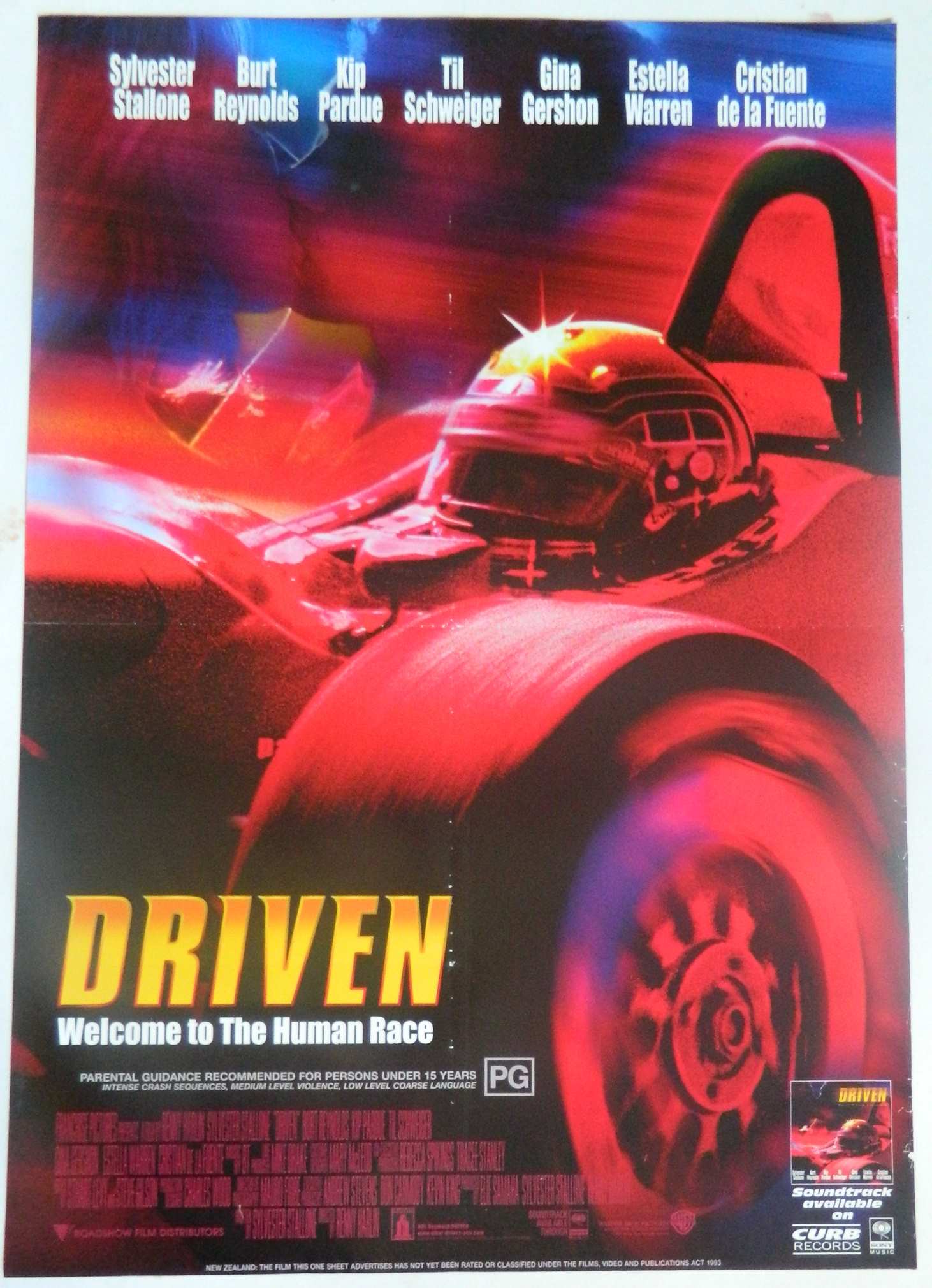 DRIVEN (2003)— Original Australian one sheet movie poster