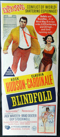 BLINDFOLD (1966)— Original Australian daybill movie poster.