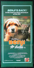 BENJI THE HUNTED (1987)— Original Australian daybill movie poster.
