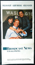 BROADCAST NEWS (1987)— Original Australian daybill movie poster.