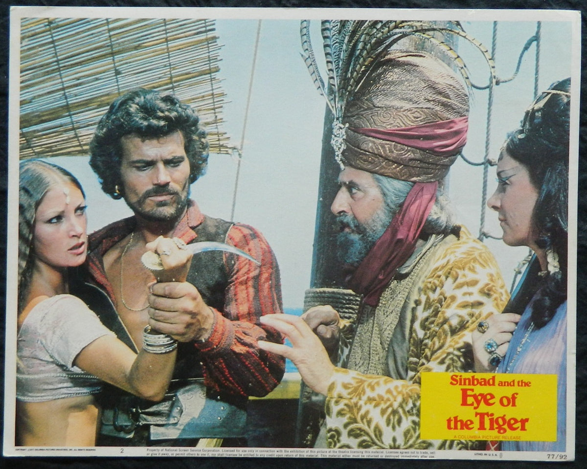 SINBAD AND THE EYE OF THE TIGER (2) (1977) — Original Australian Lobby Card