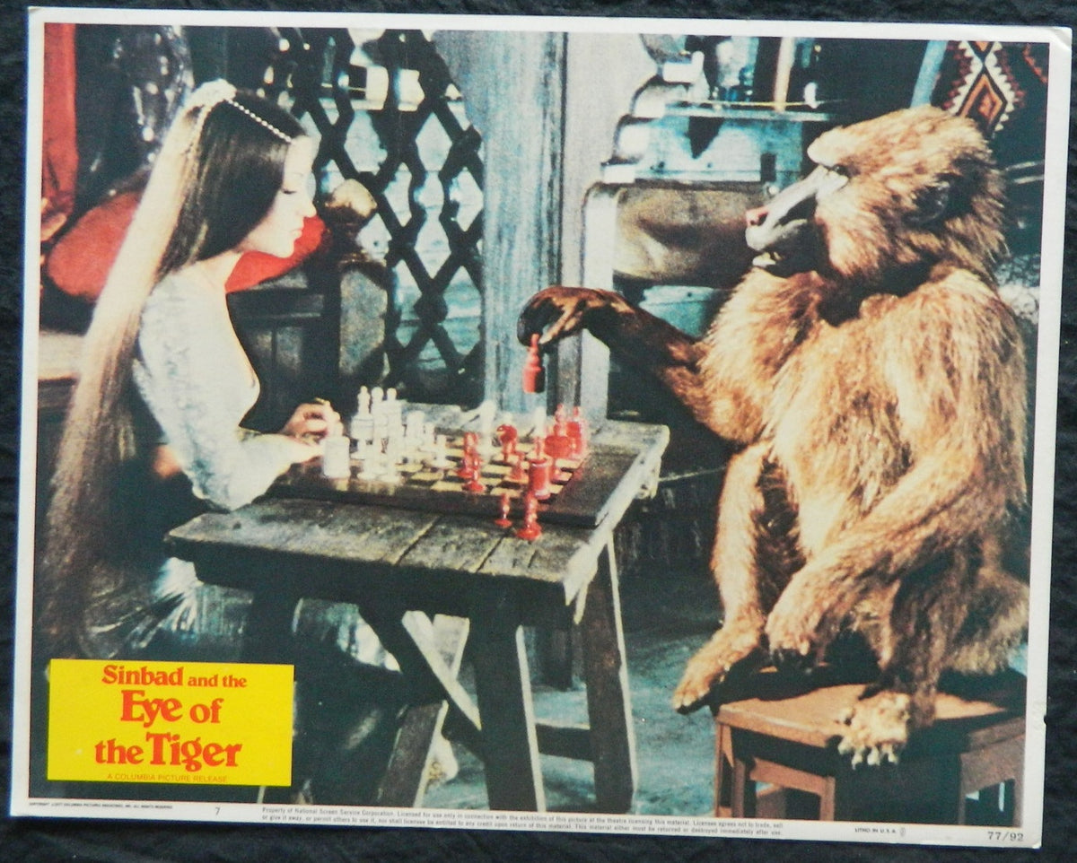 SINBAD AND THE EYE OF THE TIGER (7) (1977) — Original Australian Lobby Card