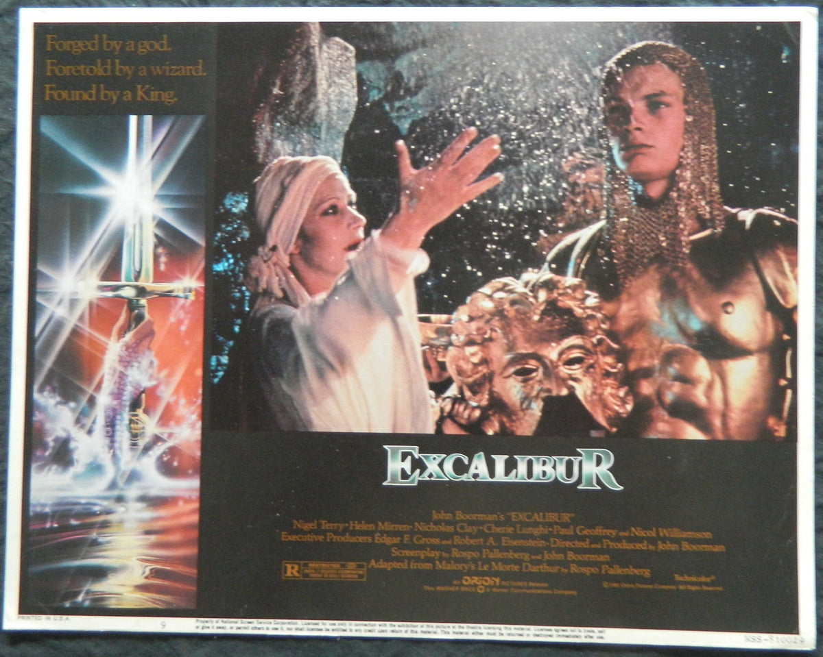 EXCALIBUR (9) (1981) — Original Australian Lobby Card