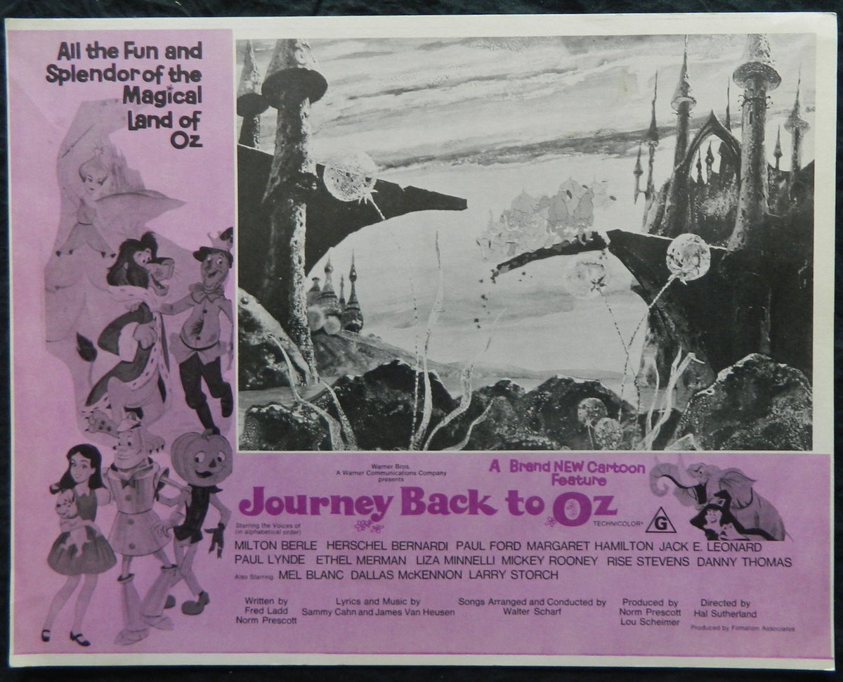 JOURNEY BACK TO OZ  (2) (1974) — Original Australian Lobby Card
