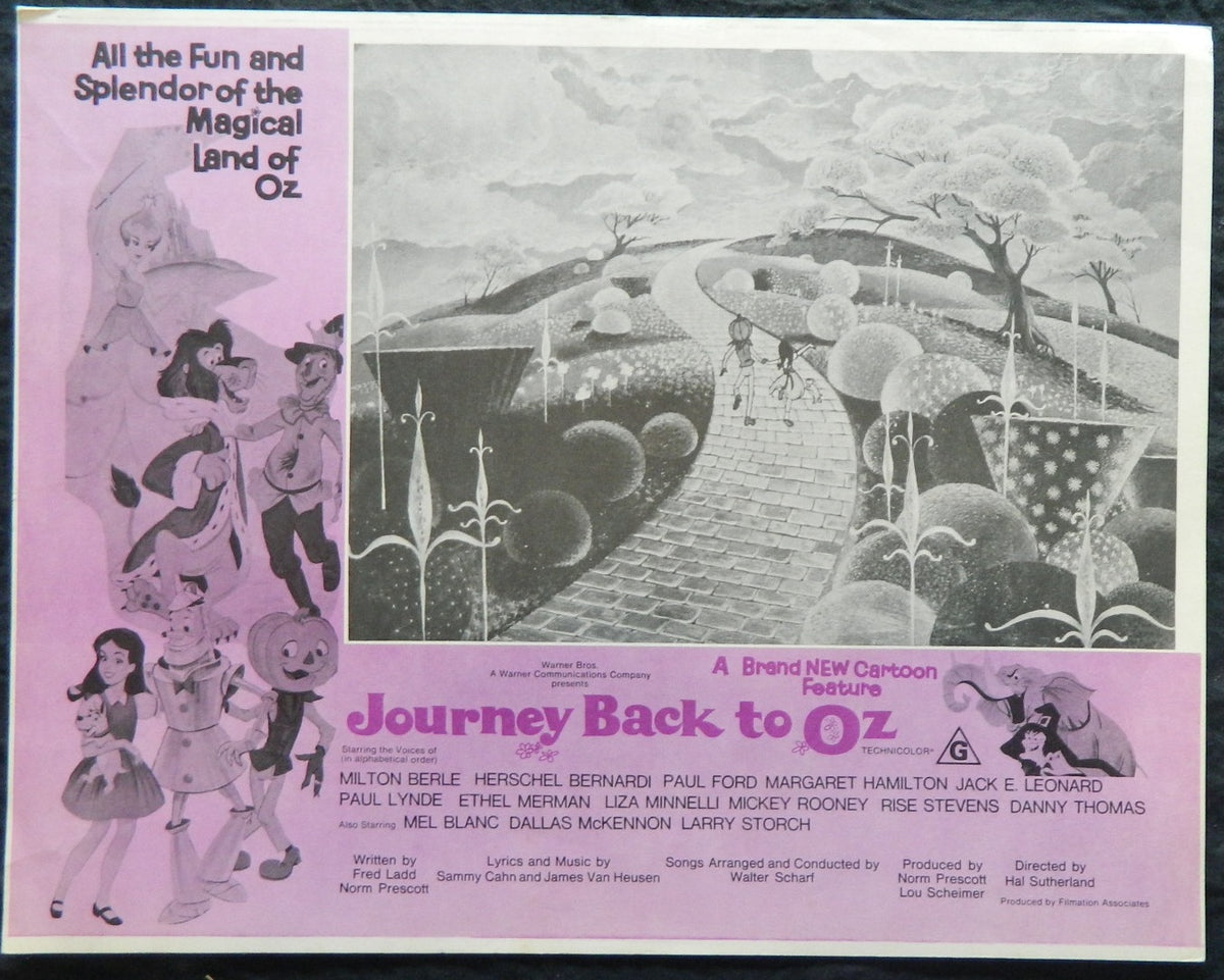 JOURNEY BACK TO OZ  (1) (1974) — Original Australian Lobby Card