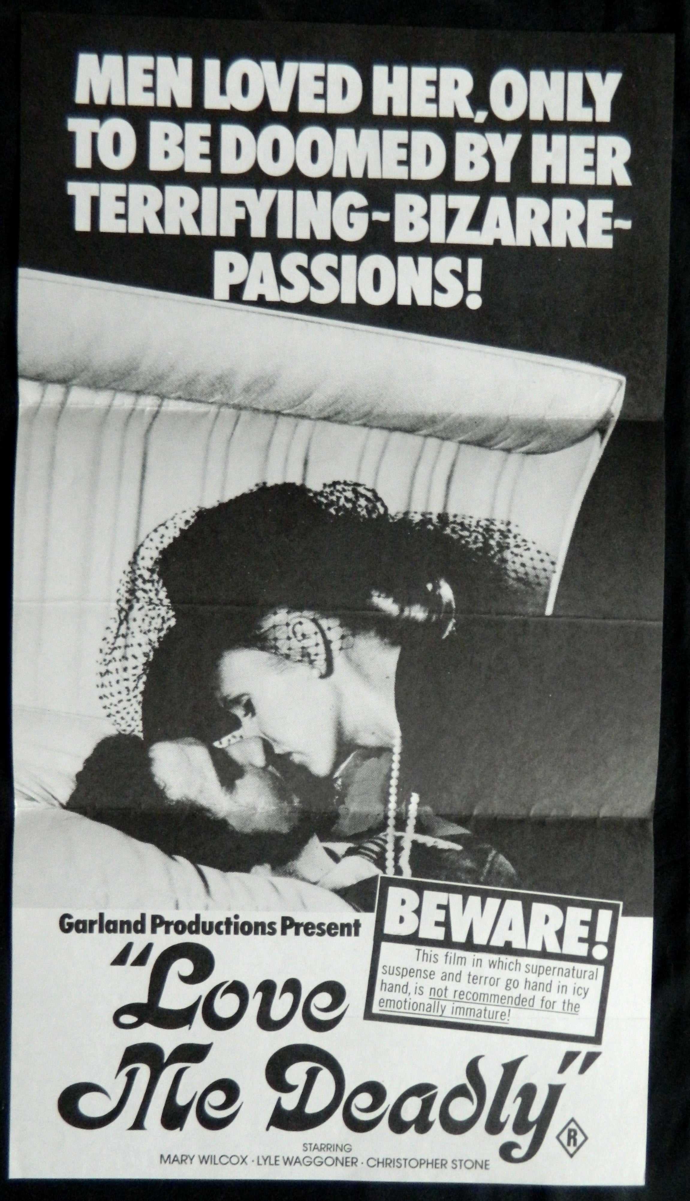 LOVE ME DEADLY (1972) — Original Australian daybill movie poster
