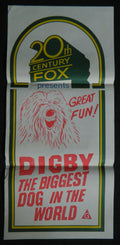 DIGBY BIGGEST DOG IN THE WORLD  (1974)— Original Australian daybill movie poster.