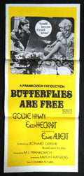BUTTERFLIES ARE FREE (1972)— Original Australian daybill movie poster.