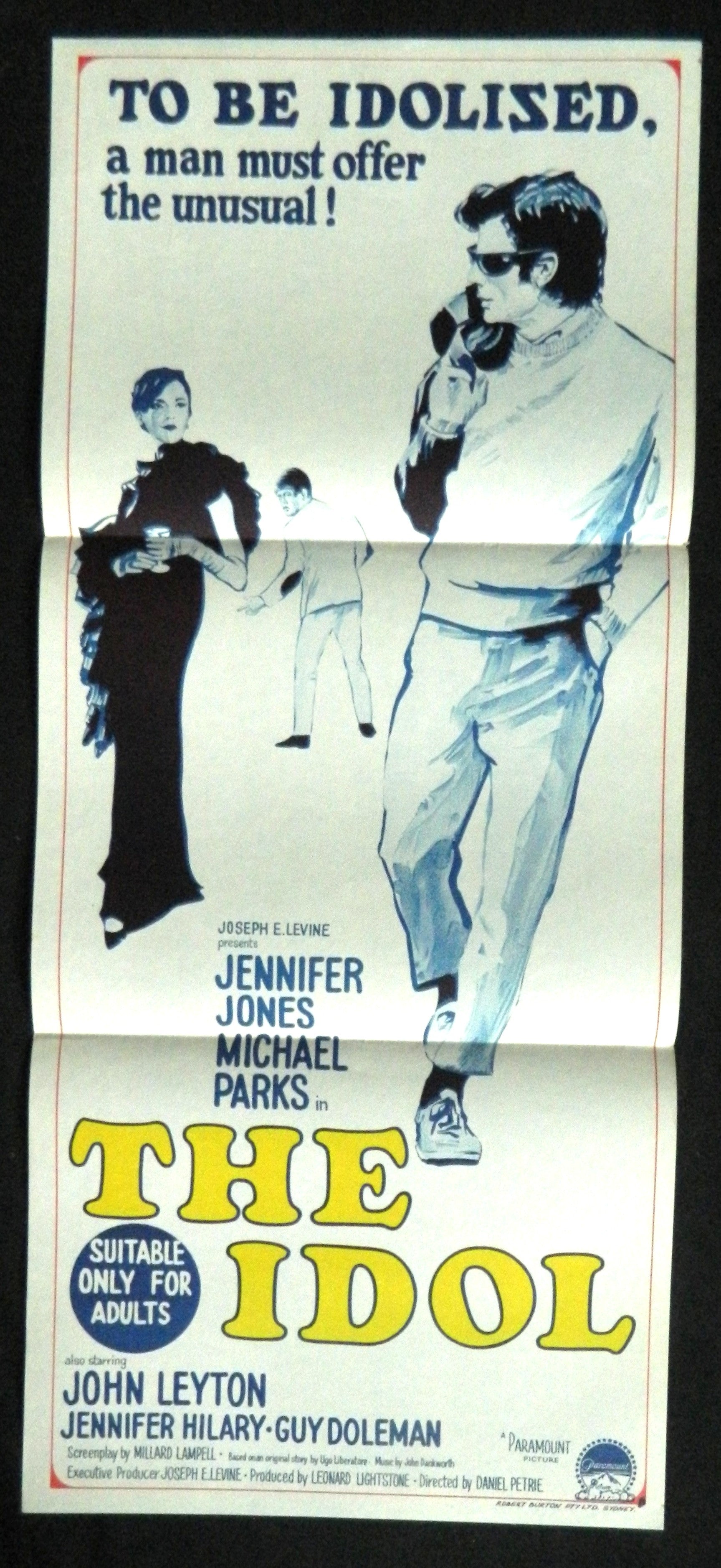 THE IDOL (1966) — Original Australian daybill movie poster