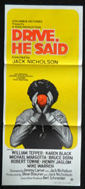 DRIVE HE SAID (1971)— Original Australian daybill movie poster.