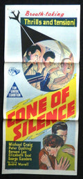 CONE OF SILENCE (1960)— Original Australian daybill movie poster.