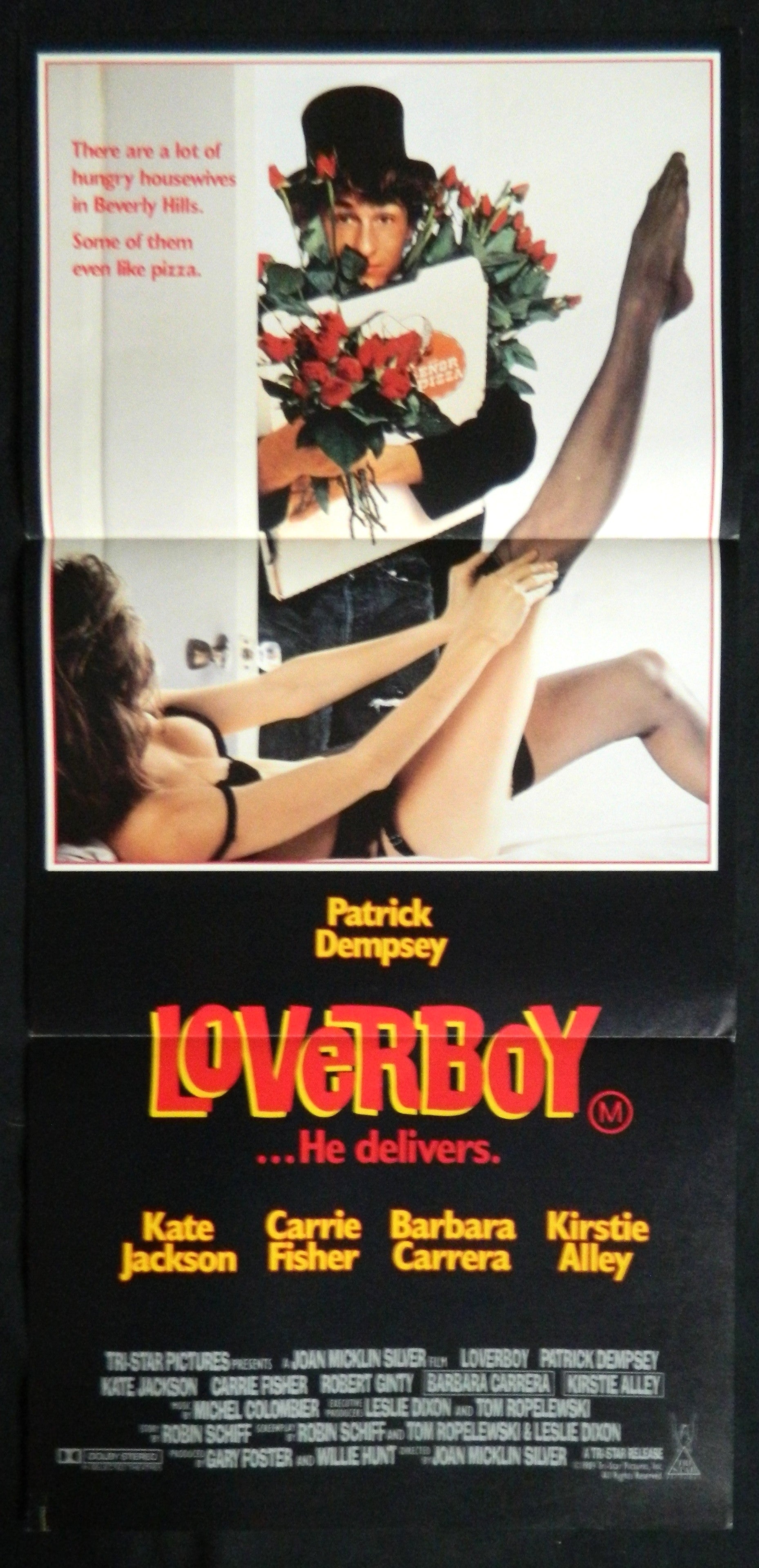 LOVERBOY (1986) — Original Australian daybill movie poster