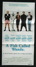 A FISH CALLED WANDA (1988)— Original Australian daybill movie poster.