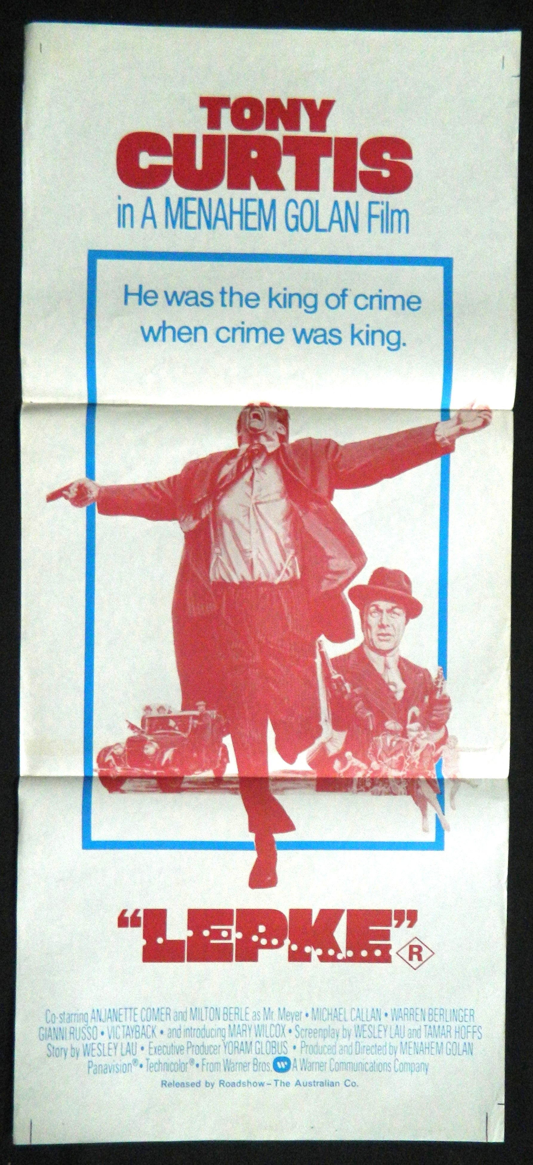 LEPKE (1975) — Original Australian daybill movie poster