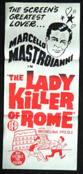 LADY KILLER OF ROME (1965) — Original Australian daybill movie poster