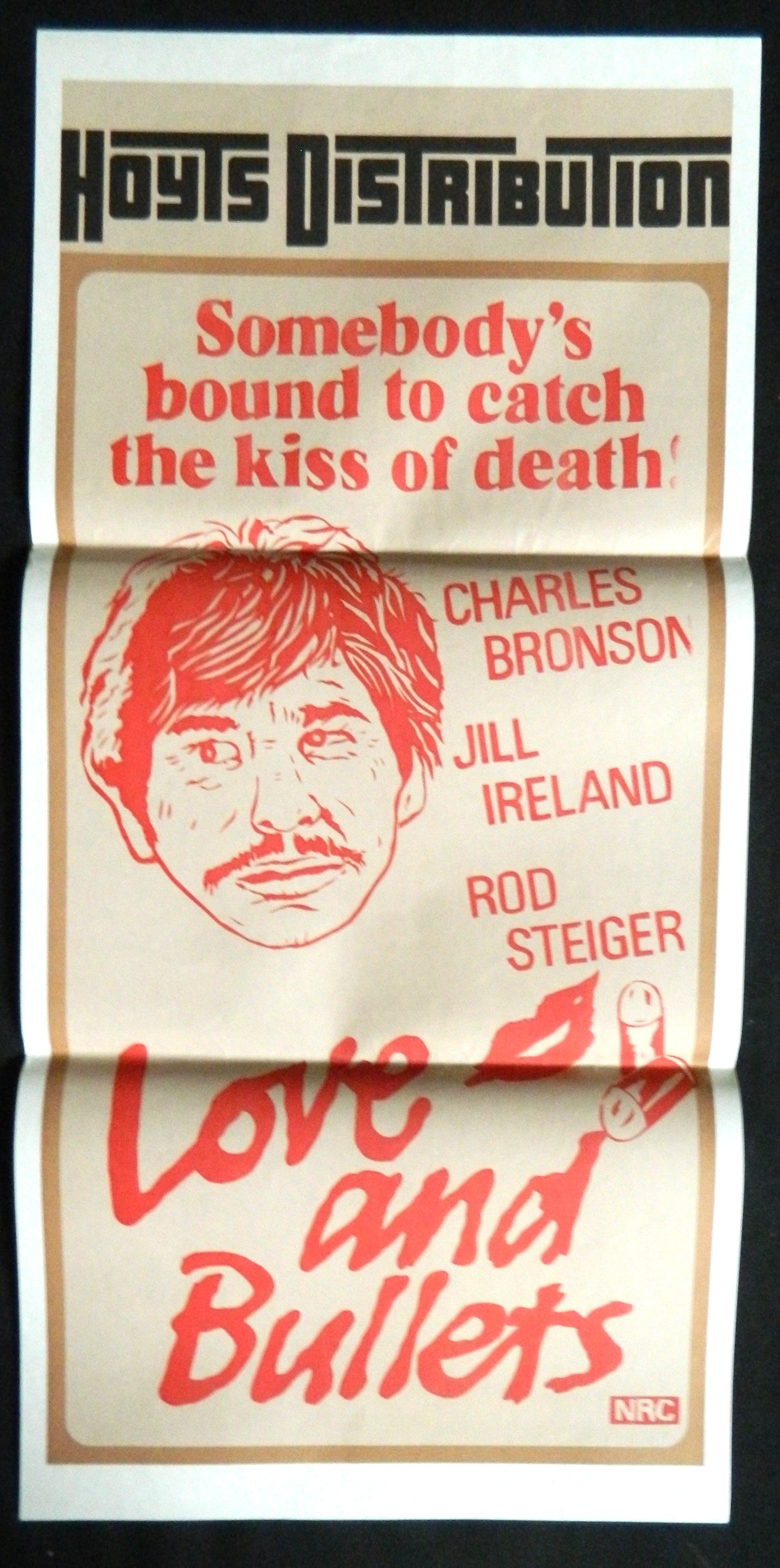 LOVE AND BULLETS (1979) — Original Australian daybill movie poster