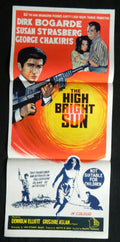 HIGH BRIGHT SUN (1964)— Original Australian daybill movie poster.