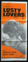 LUSTY LOVERS (1970) — Original Australian daybill movie poster