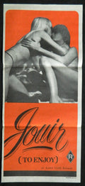 JOUIR - TO ENJOY (1978) — Original Australian daybill movie poster.