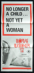 LOVE UNDER 17 (1971) — Original Australian daybill movie poster