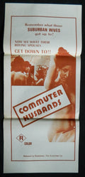 COMMUTER HUSBANDS (1973)— Original Australian daybill movie poster.