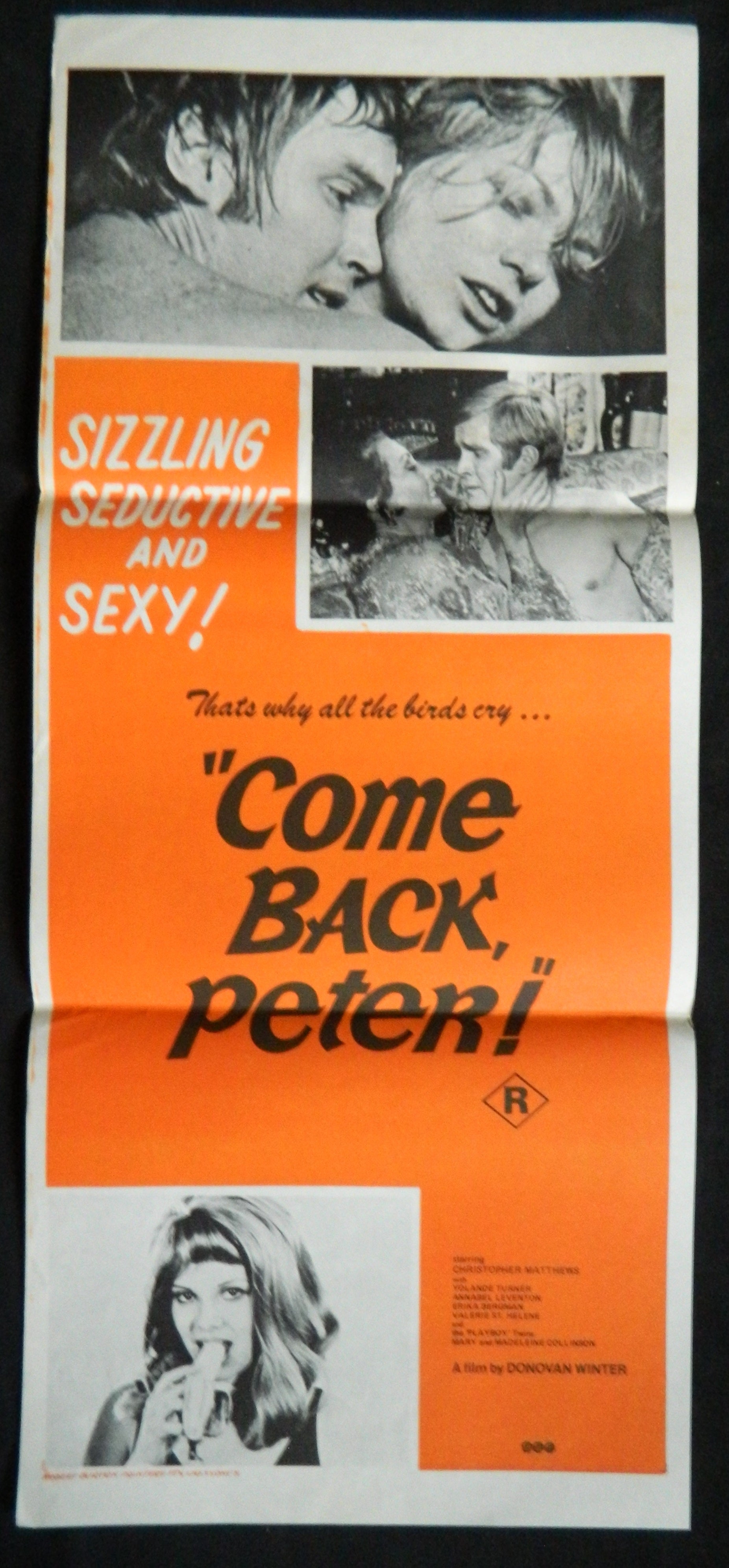 COME BACK PETER (1969)— Original Australian daybill movie poster.