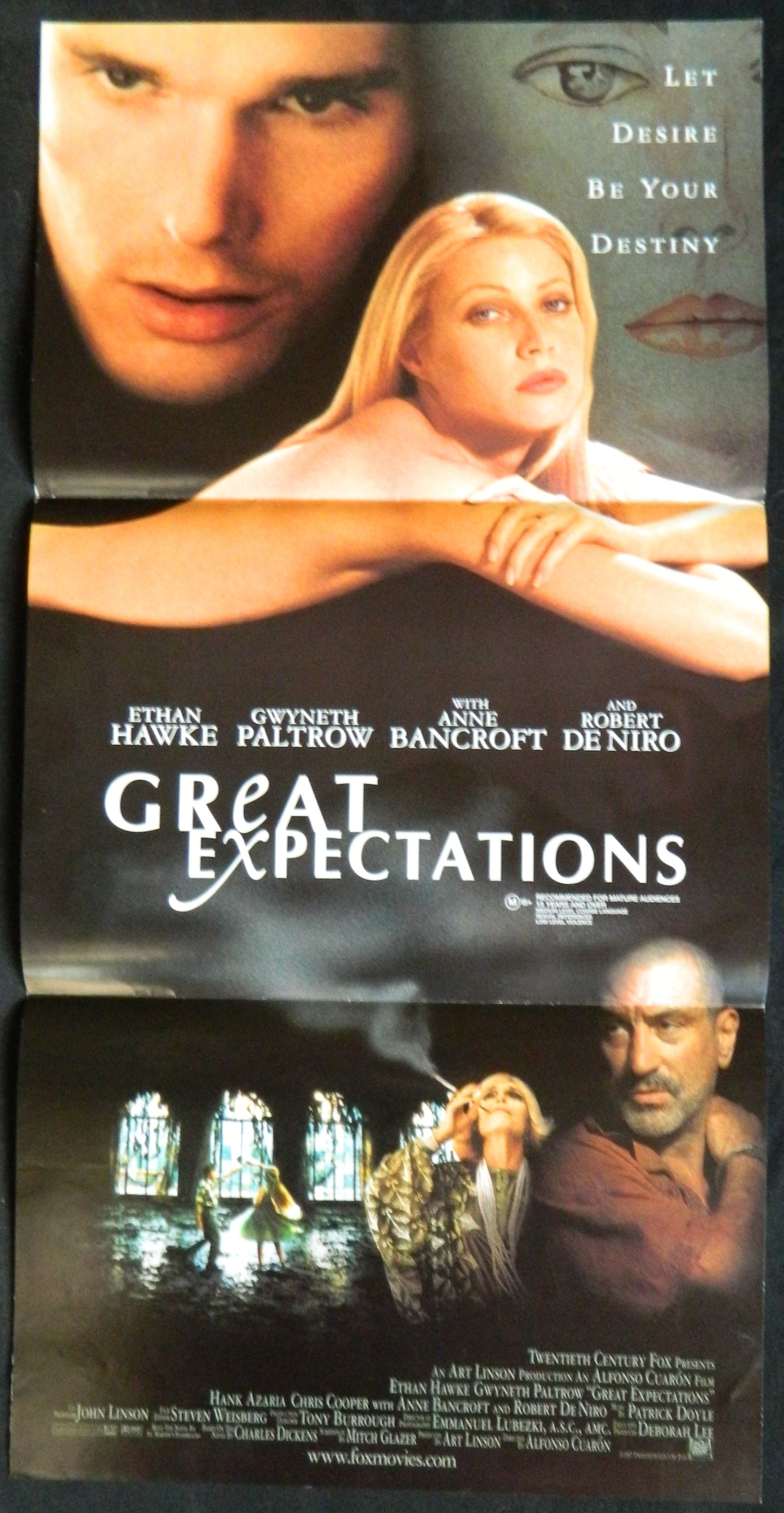 GREAT EXPECTATIONS (1998)— Original Australian daybill movie poster.
