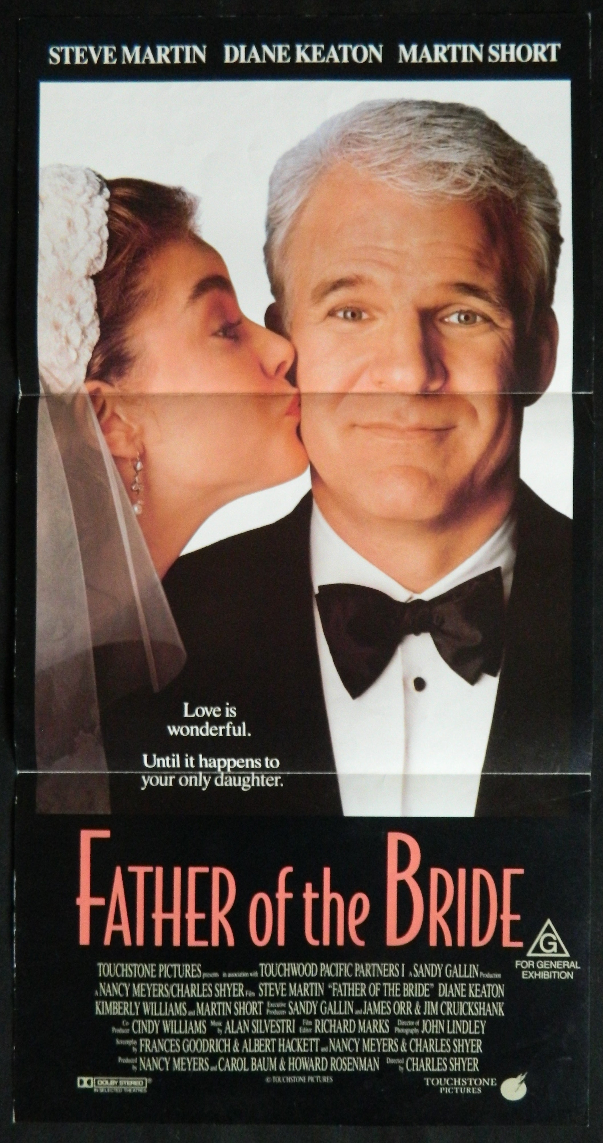 FATHER OF THE BRIDE (1991)— Original Australian daybill movie poster.