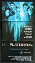 FLATLINERS (1990)— Original Australian daybill movie poster.