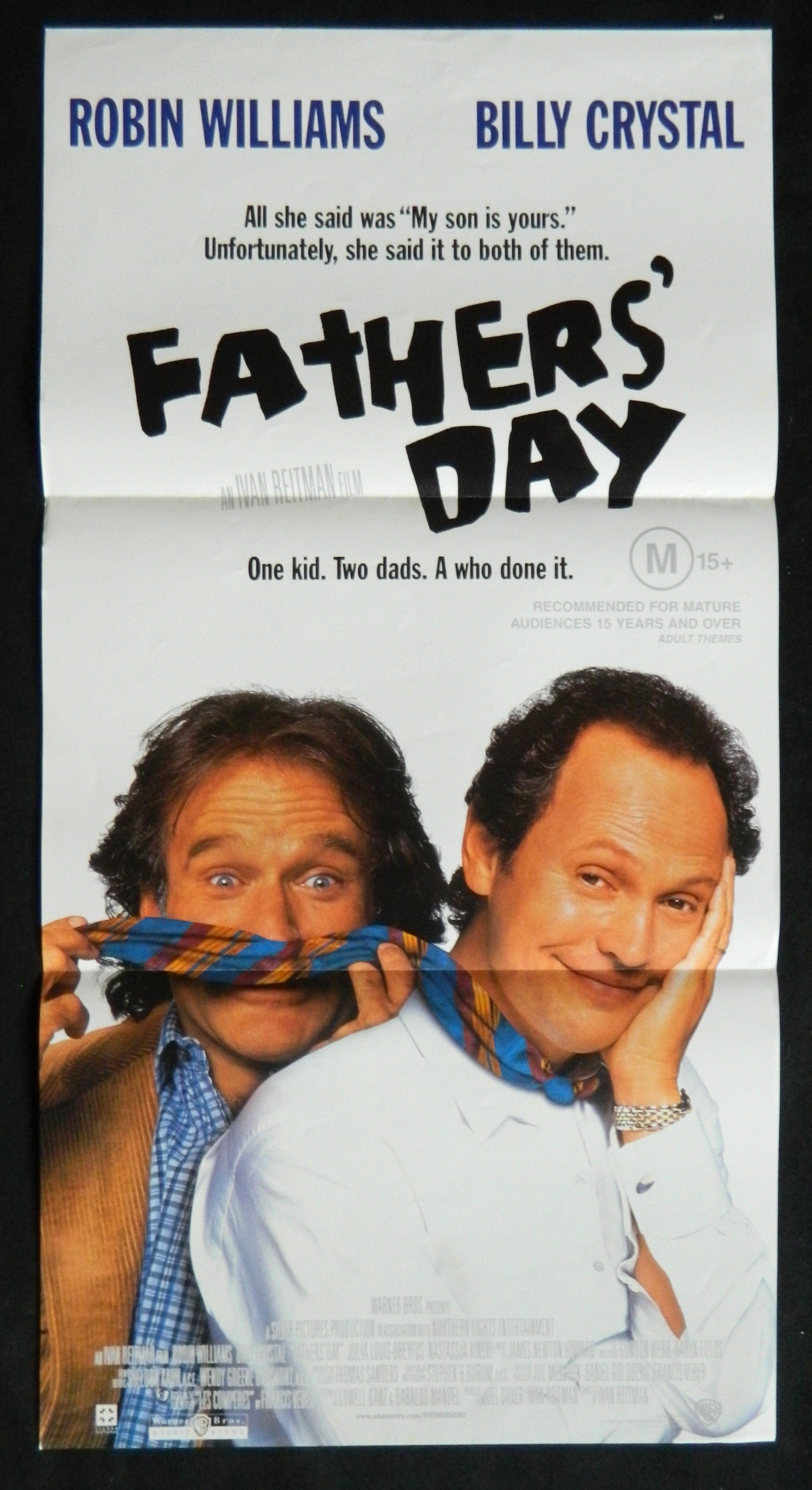 FATHERS DAY (1997)— Original Australian daybill movie poster.