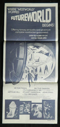FUTURE WORLD (1976)— Original Australian daybill movie poster.