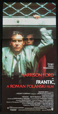 FRANTIC (1988)— Original Australian daybill movie poster.