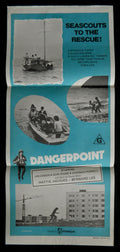 DANGERPOINT  (1971)— Original Australian daybill movie poster.