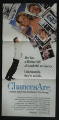 CHANCES ARE (1989)— Original Australian daybill movie poster.