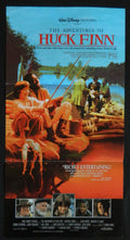 ADVENTURES OF HUCK FINN  (1993)— Original Australian daybill movie poster.