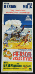 AFRICA TEXAS STYLE (1967)— Original Australian daybill movie poster.