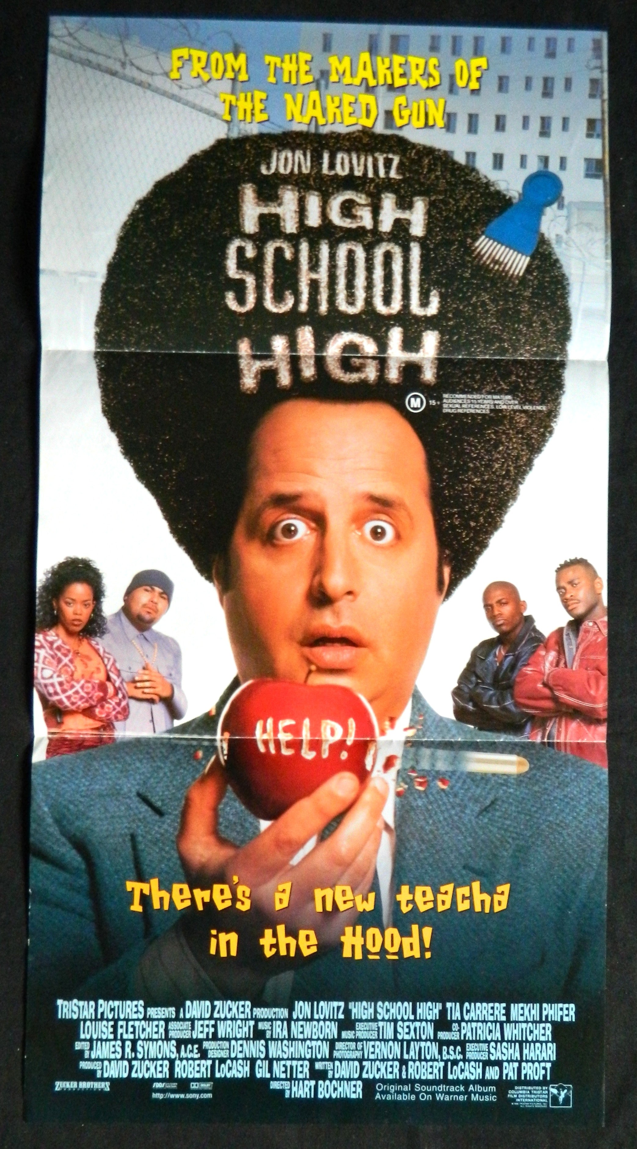 HIGH SCHOOL HIGH (1996)— Original Australian daybill movie poster.