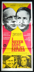 I NEVER SANG FOR MY FATHER   (1968)— Original Australian daybill movie poster.