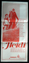 HEIDI   (1968)— Original Australian daybill movie poster.