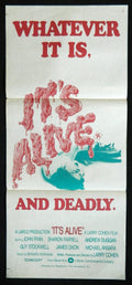 ITS ALIVE (1974)— Original Australian daybill movie poster.