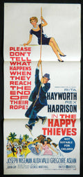 HAPPY THIEVES (1962)— Original Australian daybill movie poster.